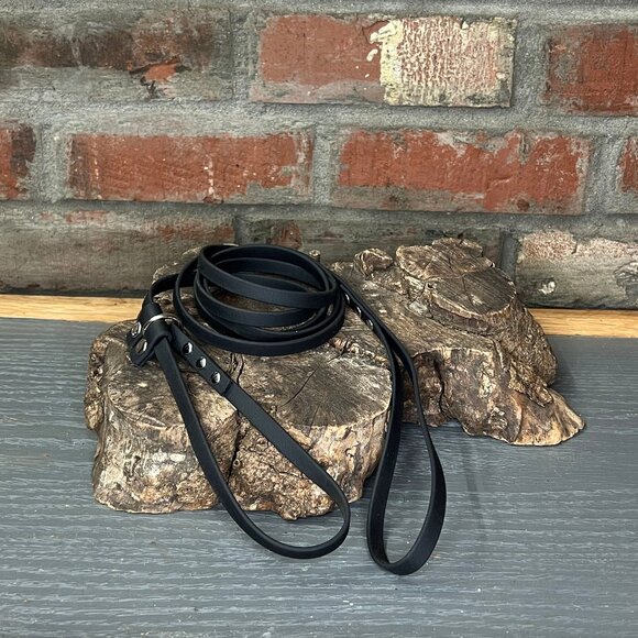 7' Biothane Convertible Slip Dog Leash 3/8" wide No Pull Harness or Head Halter - Picture 1 of 8